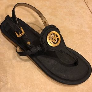 MK navy blue sandals